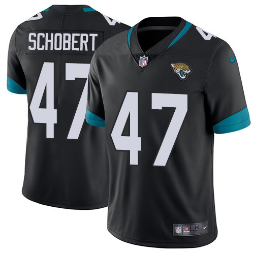 Men Nike Jacksonville Jaguars #47 Joe Schobert Black Team Color  Stitched NFL Vapor Untouchable Limited Jersey